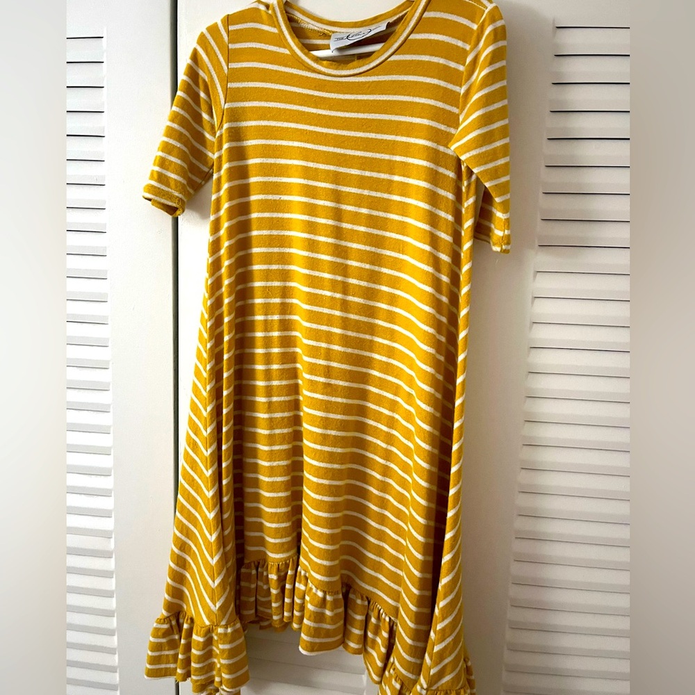 Striped girls dress